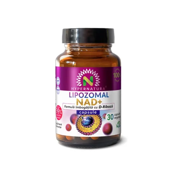 Hypernatura Lipozomal NAD+ - reînnoire celulară și echilibru metabolic - 30 cps — preț și oferte