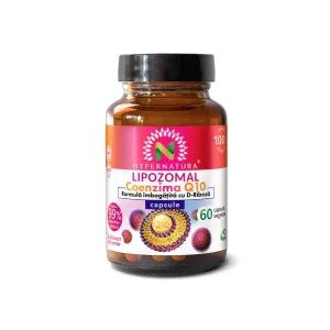 Hypernatura Lipozomal Coenzima Q10 - formula imbogatita cu D-Riboza – 60 cps