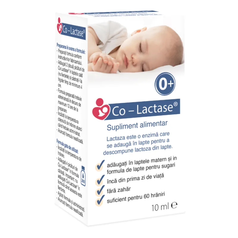 Picaturi pentru sugari Co-Lactase, 10 ml, Maxima Healthcare MAXIMA HEALTHCARE LTH. — preț și oferte