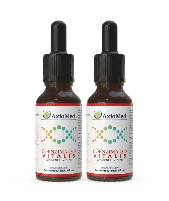 AxioMed Coenzima Q10 Vitalis – supliment alimentar sub forma de picaturi cu coenzima Q10 – 100 ml — preț și oferte