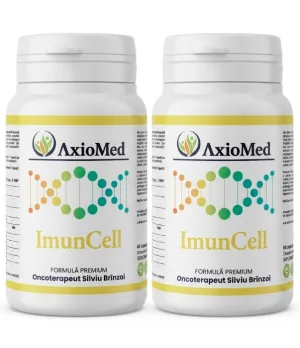 AxioMed ImunCell – formulă imunomodulatoare sub forma de capsule cu 10 compuși bioactivi standardizați – 120 cps