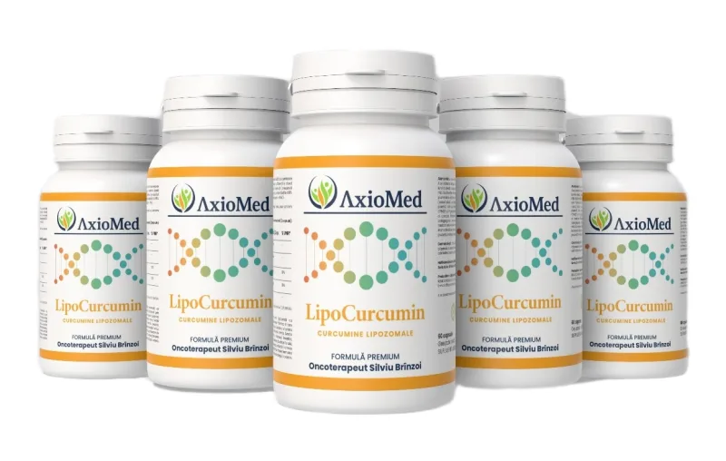 AxioMed LipoCurcumin – supliment alimentar sub forma de capsule, cel mai puternic antiinflamator natural – 300 cps — preț și oferte
