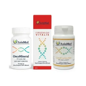 AxioMed OncoMineral + Coenzima Q10 + LipoCurcumin – Imunitate + Energie + Antiinflamator