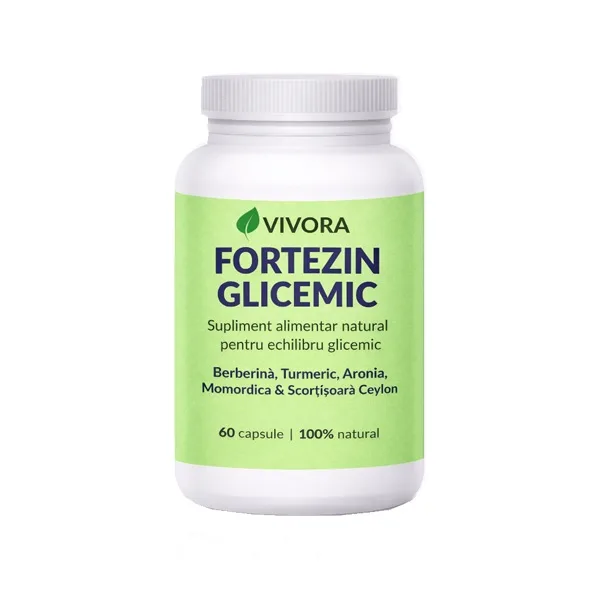 Fortezin Glicemic – capsule pentru susținerea metabolismului și protecție metabolică zilnică – 60 cps — preț și oferte