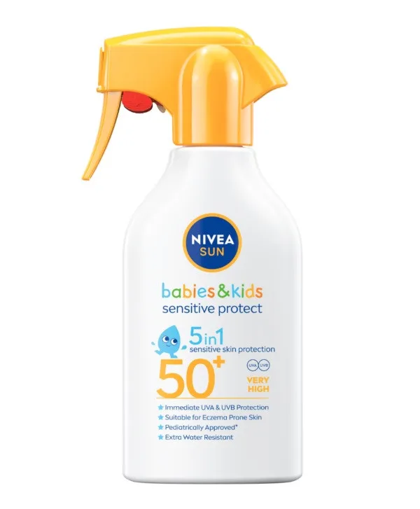 Nivea Sun Babies & Kids - spray cu protectie solara, SPF 50+ - 270ml — preț și oferte