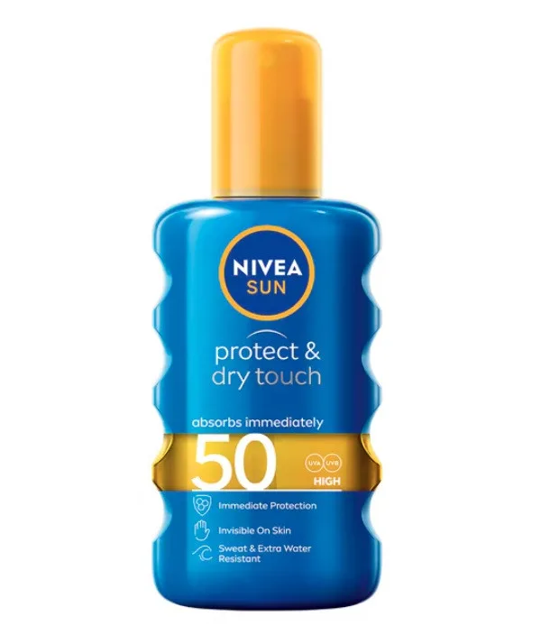 Nivea Sun Protect & Dry Touch - spray cu protectie solara, SPF 50 - 200ml — preț și oferte