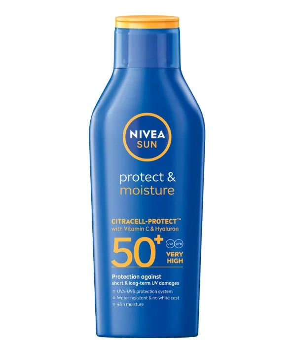 Nivea Sun Protect & Moisture cu SPF 50 - lotiune hidratanta – 200 ml — preț și oferte