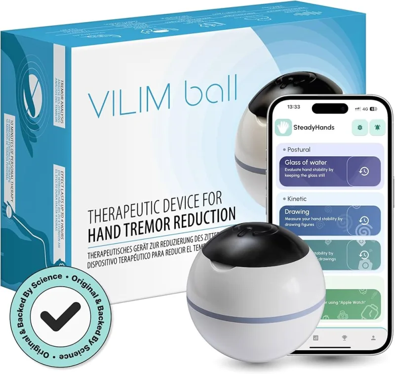 Vilim Ball - dispozitiv medical pentru reducerea tremorului mâinilor si bolii Parkinson cu ajutorul inteligenței artificiale — preț și oferte