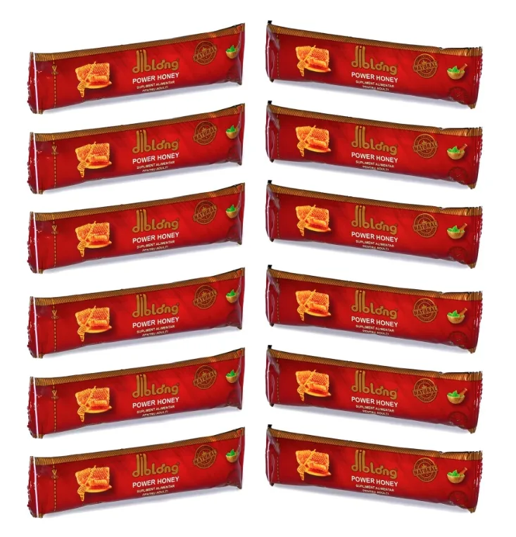 Diblong Power Honey - supliment alimentar cu miere premium, pentru cresterea libidoului, erectie, ejaculare precoce - 12 X 15 g — preț și oferte