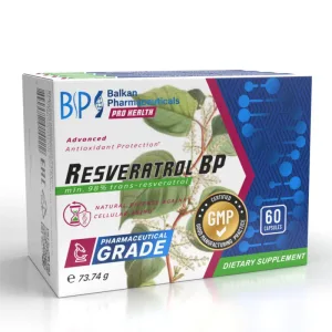 Supliment Resveratrol, Balkan Pharmaceuticals, 60 capsule