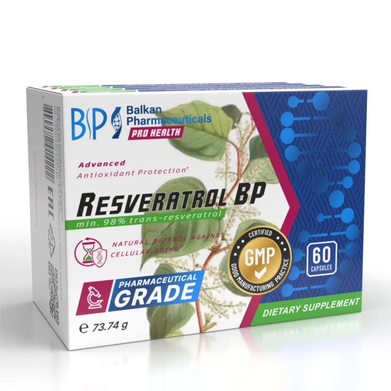 Supliment Resveratrol, Balkan Pharmaceuticals, 60 capsule — preț și oferte