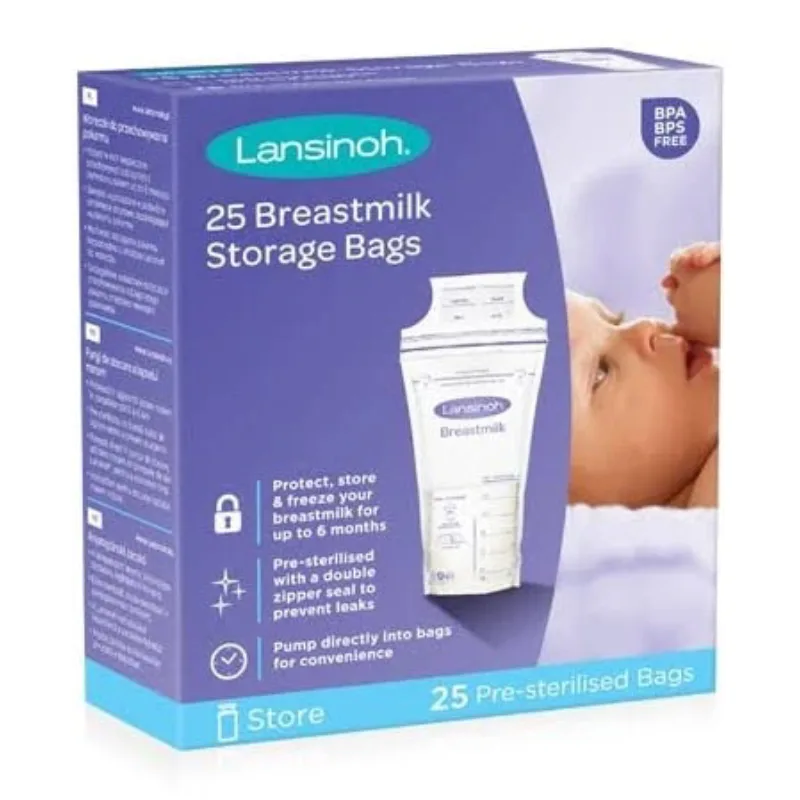 Pungi de stocare lapte matern, 25 pungi, Lansinoh — preț și oferte