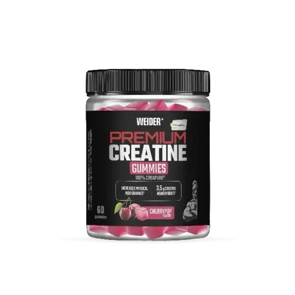 Supliment creatină jeleuri, WEIDER, Premium, CherryPop, 60 bucăți — preț și oferte