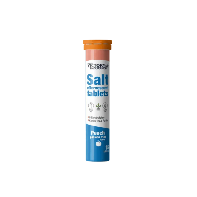 Tablete efervescente Weider Salt, 15 bucăți, aromă citrice și piersici — preț și oferte