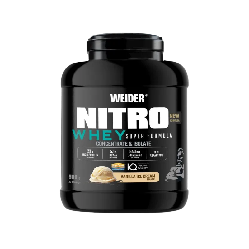 Proteină Whey, WEIDER, Nitro Super Formula, 908g, Vanilla Cream — preț și oferte