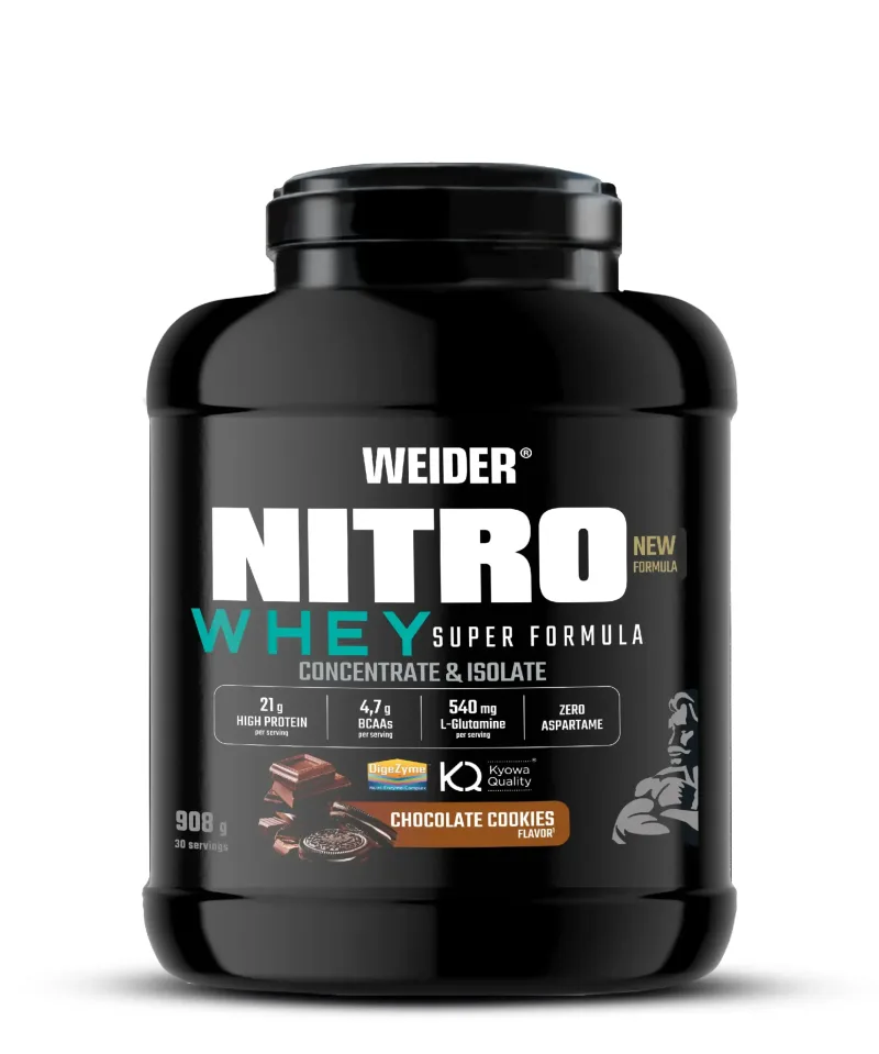 Proteina Nitro Whey Super Formula, WEIDER, 908g, Chocolate Cookies — preț și oferte