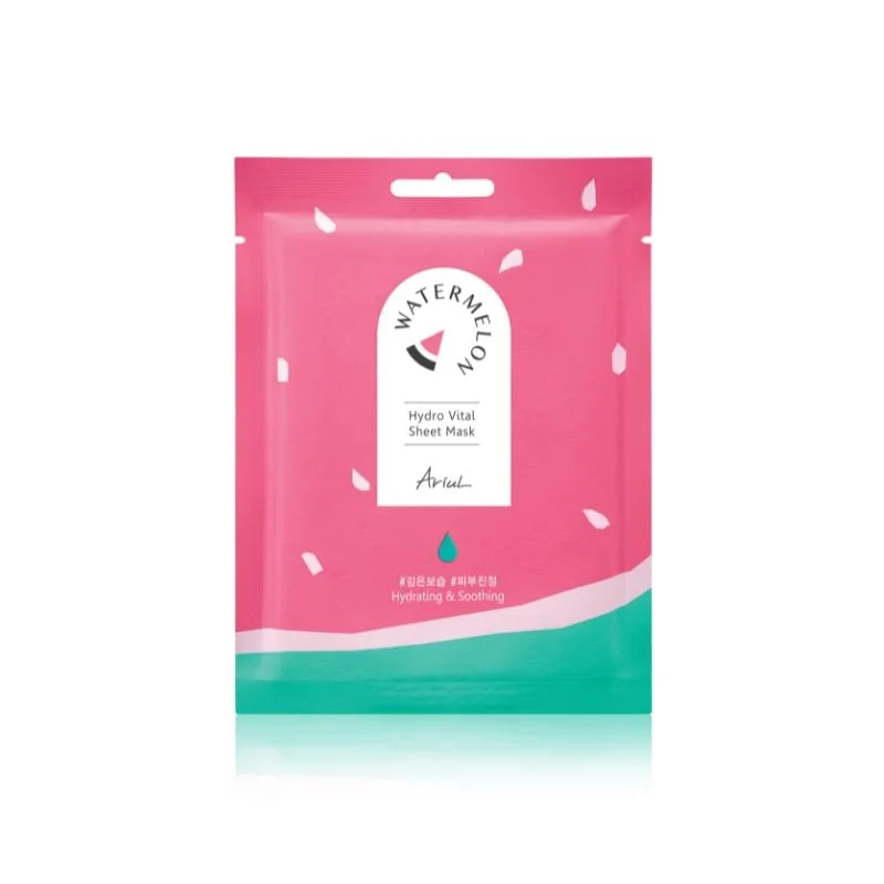 Masca servetel 7 Days, Watermelon Hydro Glow, 23ml, Ariul — preț și oferte