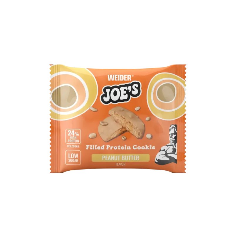 Biscuit proteic, WEIDER, Joe's Filled, unt de arahide, 60g — preț și oferte