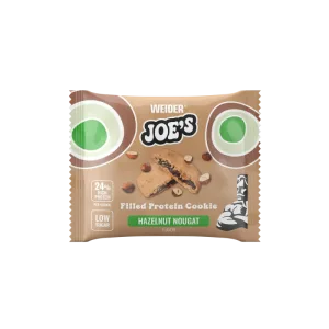 Biscuit proteic umplut, WEIDER, Joe's Filled Protein Cookie, hazelnut nougat, 60g