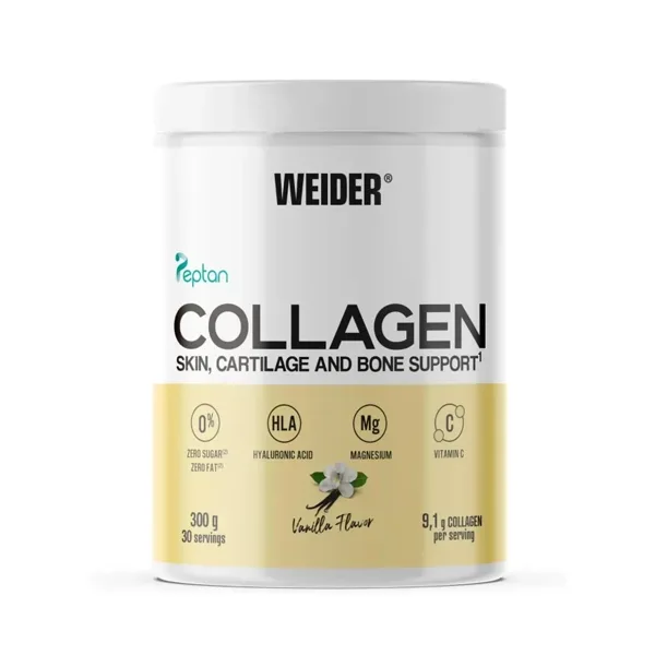 Pulbere colagen WEIDER, Collagen Vanilla, 300g, aromă vanilie — preț și oferte