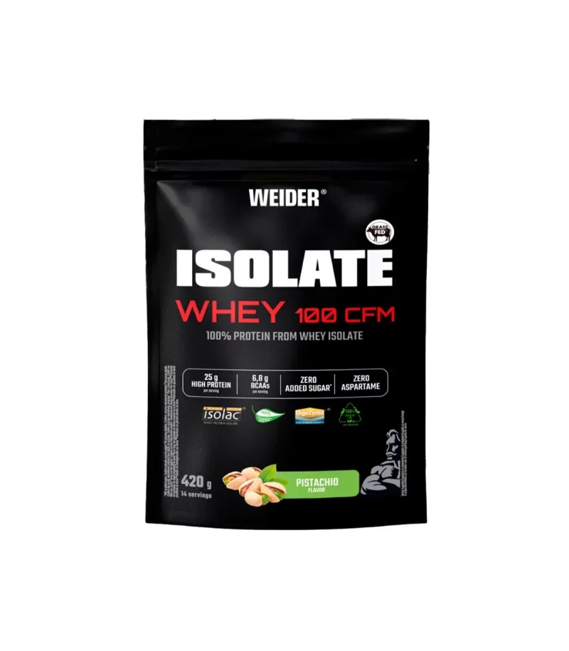 Pudră proteică izolat zer Weider Isolate Whey 100 CFM, 420 g, pistachio — preț și oferte