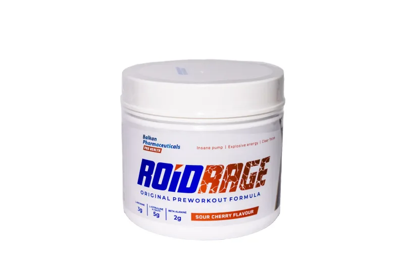 Supliment pre-workout, Balkan Pharmaceuticals, Roid Rage, pulbere 420g, cireșe — preț și oferte
