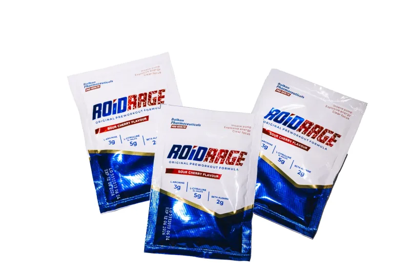 Supliment pre-workout Balkan Pharmaceuticals Roid Rage, 35g, cireșe acrișoare — preț și oferte