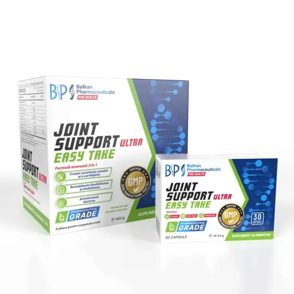 Supliment articulații, Balkan Pharmaceuticals, Joint Support Ultra Easy Take, 30 pliculețe + 30 capsule — preț și oferte