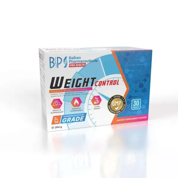 Supliment ardere grăsimi, Balkan Pharmaceuticals, WEIGHT Control, 30 pliculețe — preț și oferte