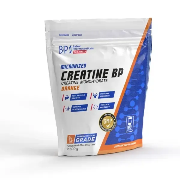 Creatină Pulbere, Balkan Pharmaceuticals, 500g, fără aromă — preț și oferte