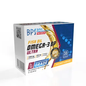 Supliment Omega-3, Balkan Pharmaceuticals, BP Ultra, capsule moi
