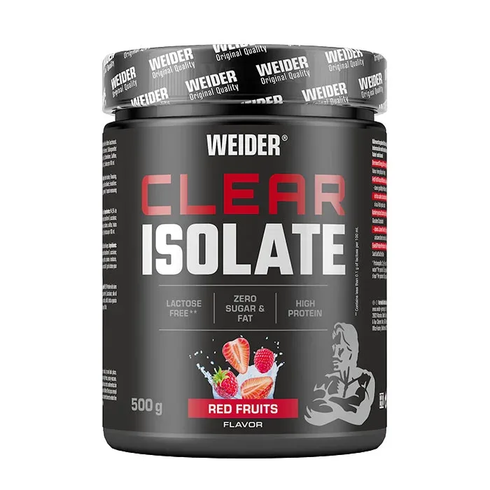 Izolat Proteic, Weider, Clear Isolate, fructe roșii, 500g — preț și oferte