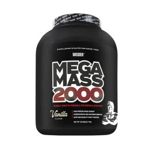 Pulbere proteică, Weider, Mega Mass 2000, vanilie, 2,7 kg