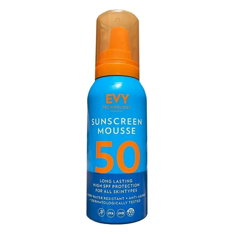 Spuma pentru fata si corp cu SPF 50 Sunscreen Mousse, 100 ml, Evy Technology — preț și oferte