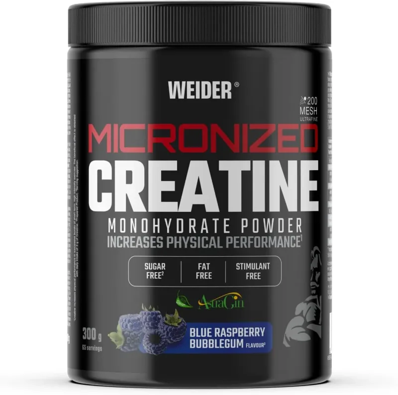 Supliment Creatină Micronizată Weider, Blue Raspberry, 300 g — preț și oferte