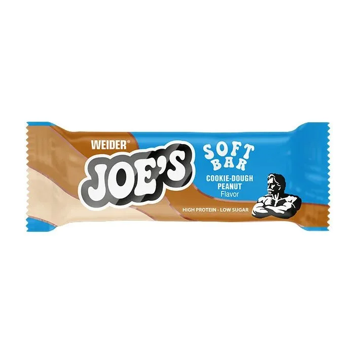 Baton proteic, Weider, Joe's Soft Bar, cookie-dough-peanut, 50 g — preț și oferte