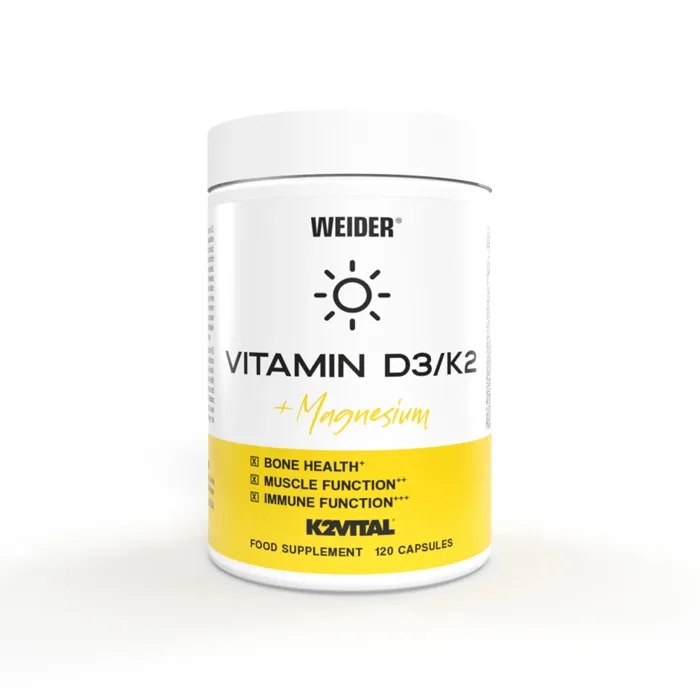 Supliment WEIDER Vitamina D3/K2 + Magneziu, 120 capsule — preț și oferte