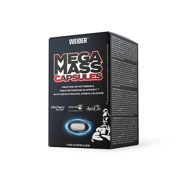 Capsule Mega Mass, WEIDER, 120 capsule, masă musculară — preț și oferte