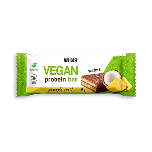 Baton Proteic Vegan, WEIDER, Ananas-Cocos, 35g