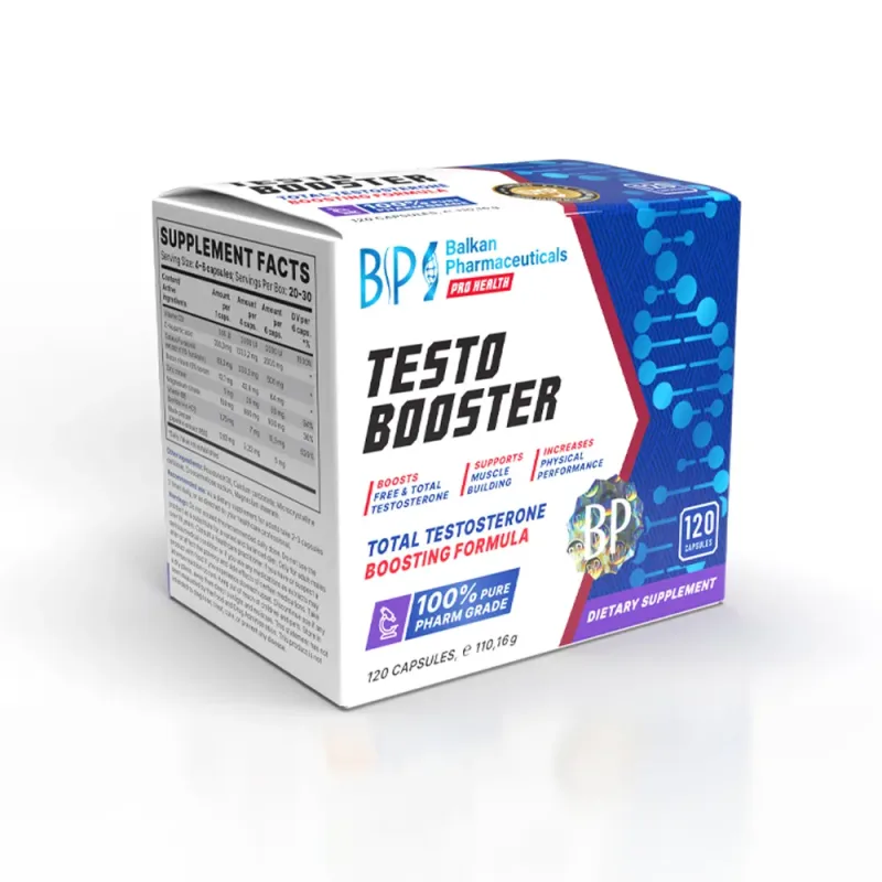 Supliment stimulare hormonală, Balkan Pharmaceuticals, TESTOBOOSTER BP, 120 capsule — preț și oferte