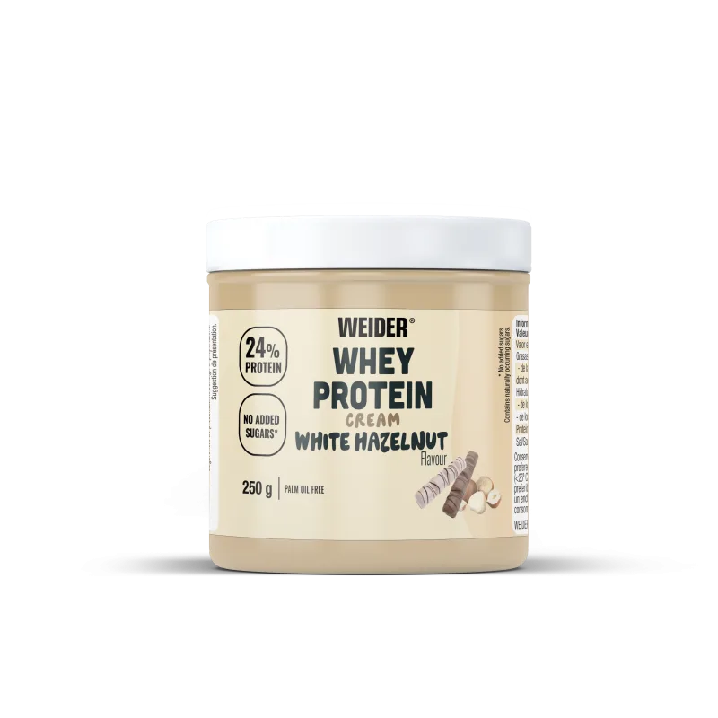 Cremă Proteică, Weider, Whey Protein, alune și cacao, 250g — preț și oferte
