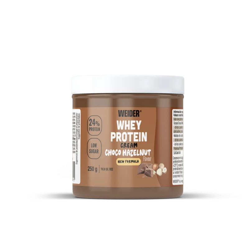 Cremă proteică, Weider, Whey Protein, alune și ciocolată — preț și oferte