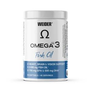 Supliment Omega 3, Weider, 90 capsule, ulei de pește