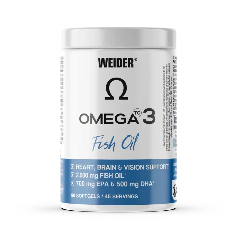 Supliment Omega 3, Weider, 90 capsule, ulei de pește — preț și oferte