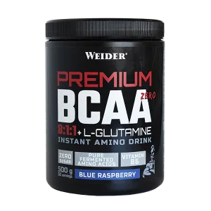 Aminoacizi WEIDER Premium BCAA 8:1:1 Glutamine, 500g, Blue Raspberry