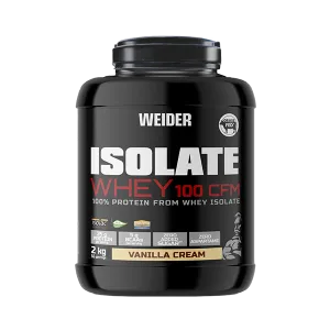 Pudră proteică din zer, Weider, Isolate Whey 100 CFM, vanilie, 2 kg