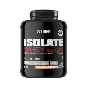 Pudră Proteică Izolat Zer, Weider, Isolate Whey 100 CFM, 2 kg, cookies