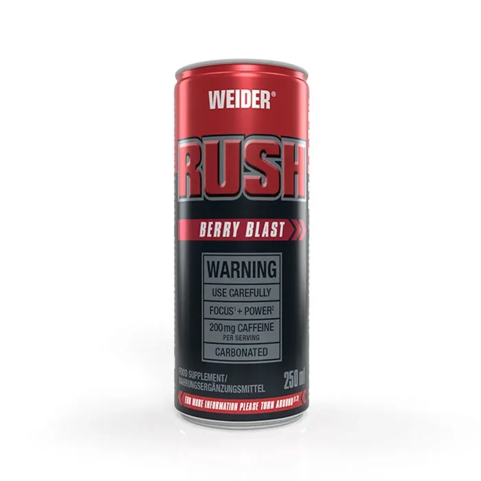 Băutură energizantă, WEIDER, Rush RTD, berry-blast, 250 ml — preț și oferte