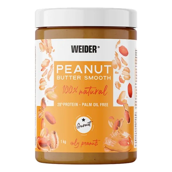 Unt de arahide, Weider, Protein Peanut Butter Smooth, 1 kg — preț și oferte