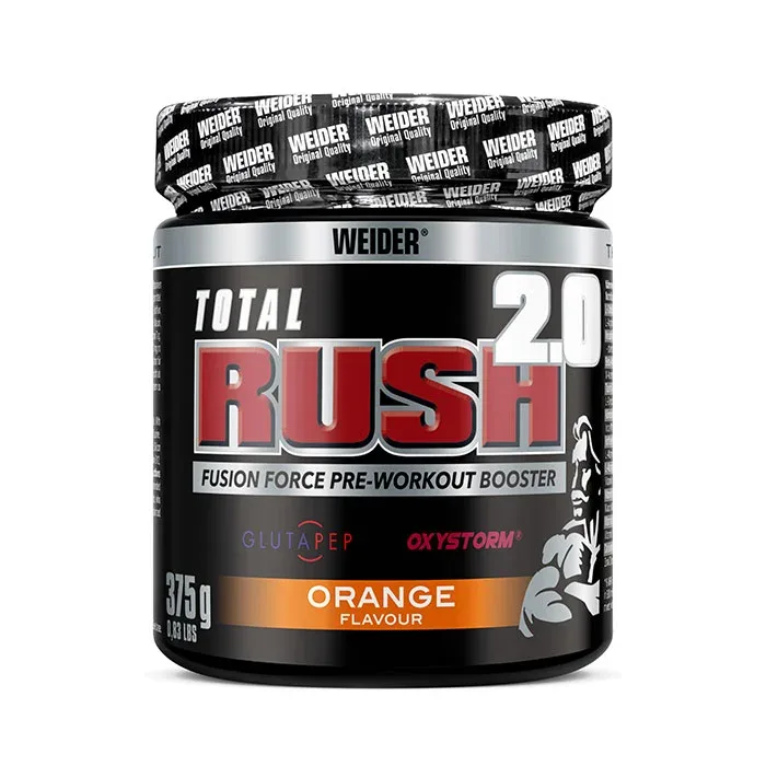 Supliment pre-workout, WEIDER, Total Rush 2.0, portocaliu, 375 g — preț și oferte